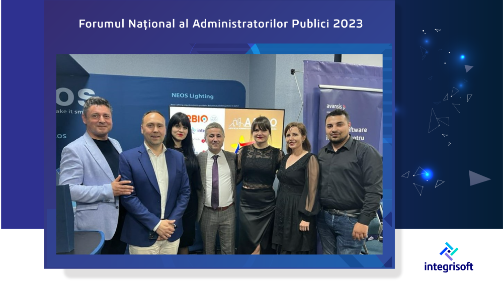 Integrisoft primește Premiul pentru Excelență în Digitalizare la Forumul Național al Administratorilor Publici