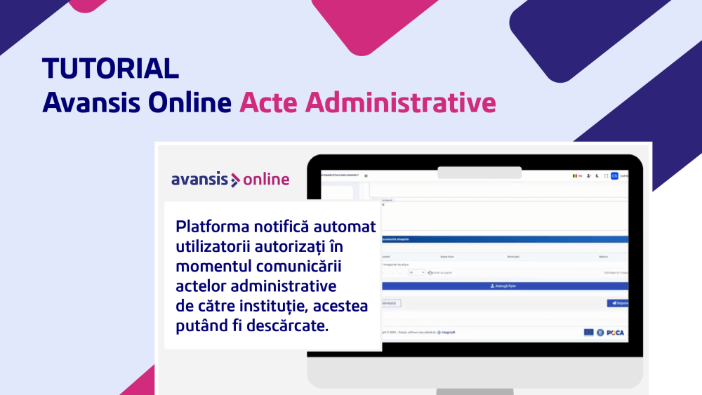 Tutorial 07_AvansisOnline Acte Administrative