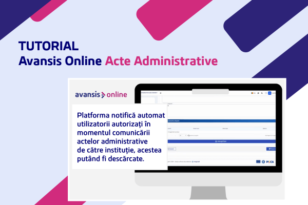 Tutorial 07_AvansisOnline Acte Administrative