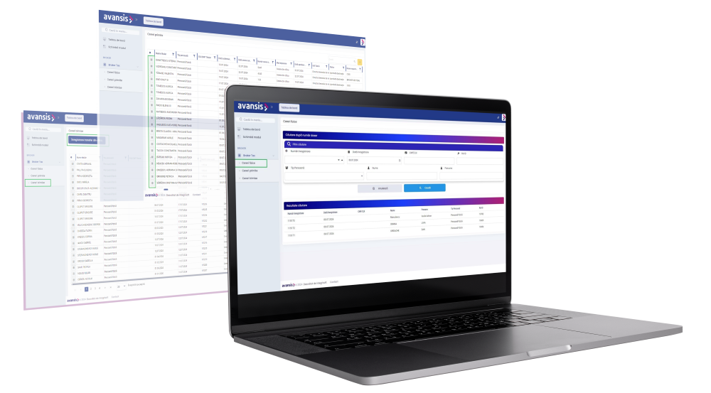 Avansis Broker Software transfer electronic documente între instituții Avansis Broker Software transfer electronic documente între instituții