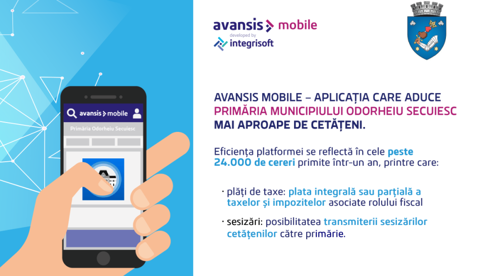AVANSIS MOBILE – APLICAȚIA CARE ADUCE PRIMĂRIA MUNICIPIULUI ODORHEIU SECUIESC MAI APROAPE DE CETĂȚENI